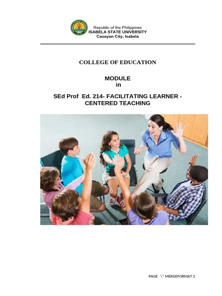 Module Facilitating Learning Complete | PDF | Learning | Metacognition