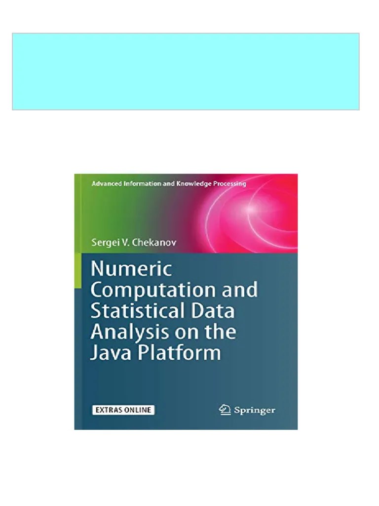 Numeric Computation And Statistical Data Analysis On The Java Platform ...