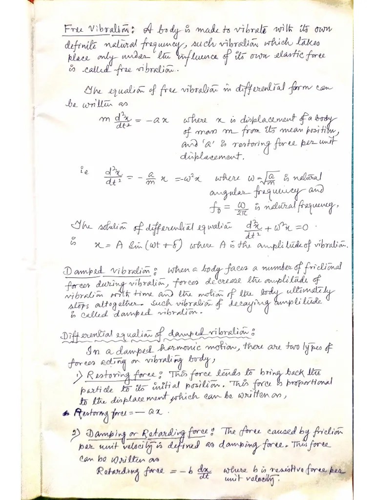Waves And Oscillation | PDF