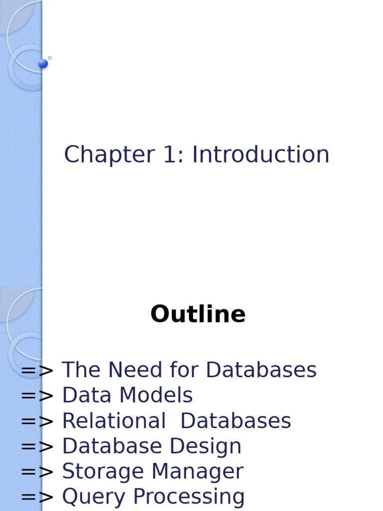 Chapter 1 | PDF | Databases | Relational Model