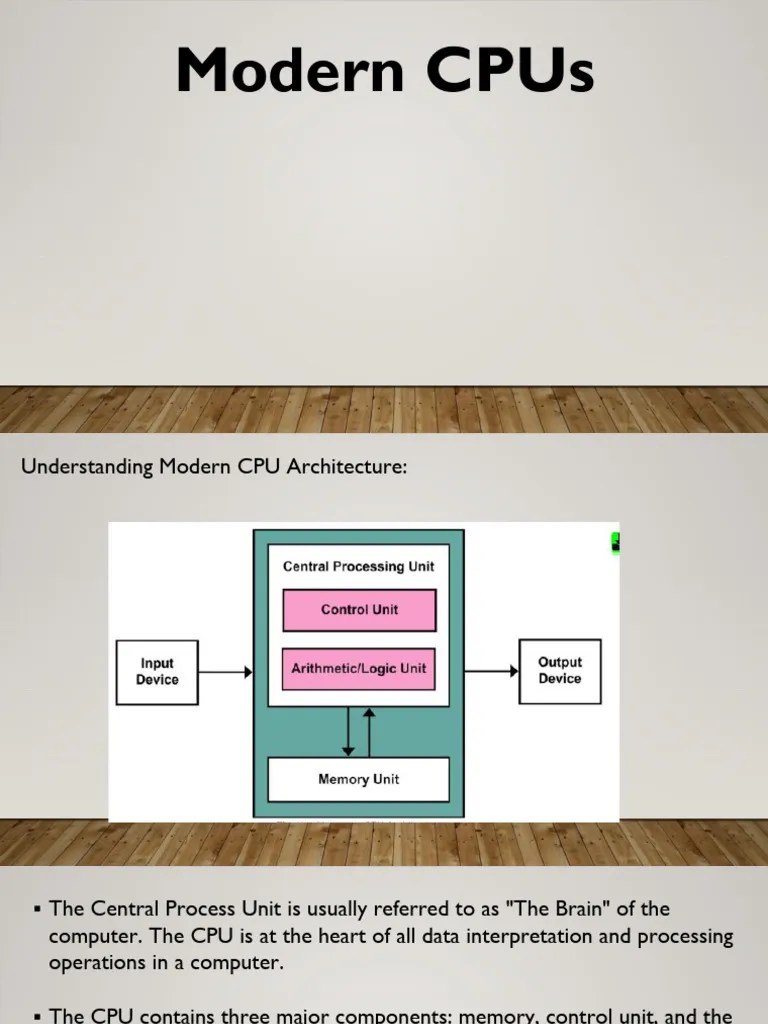 Modern CPU | PDF | Central Processing Unit | Computer Architecture