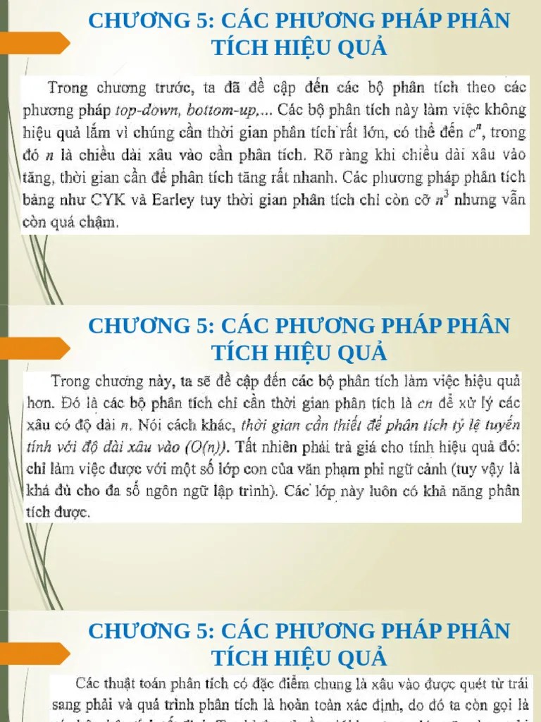 Chuong 5 Cac Phuong Phap Phan Tich Phan Tich Hieu Qua | PDF