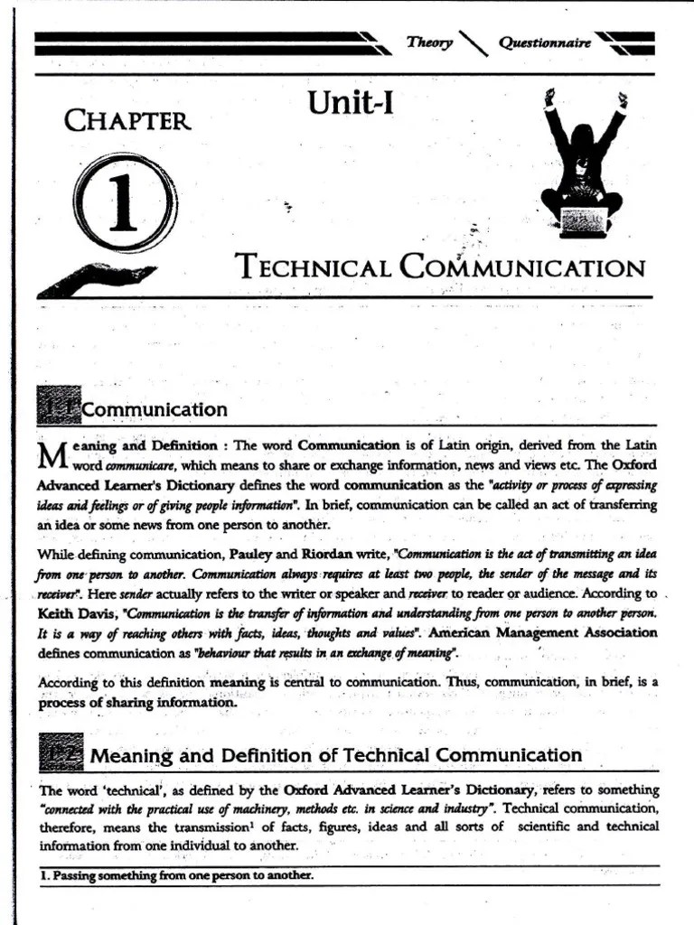 Technical Communication - Introduction | PDF | Human Communication ...