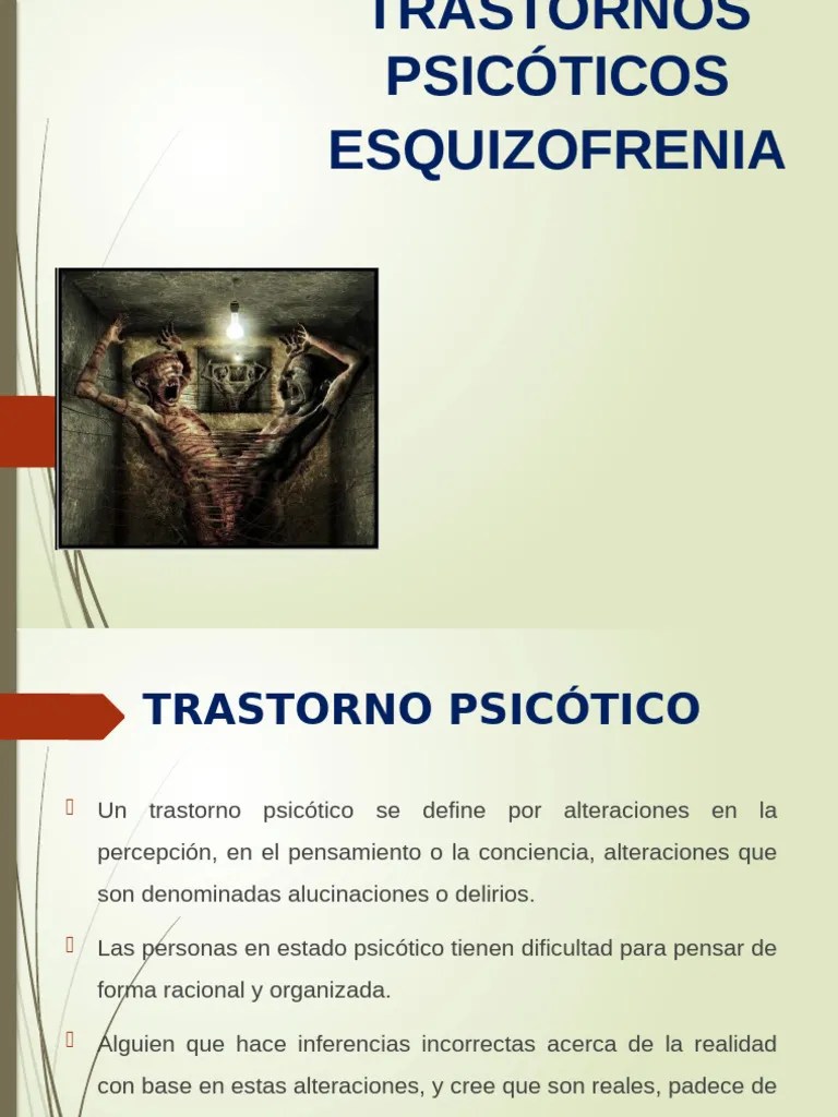 Trastornos Psicóticos | PDF | Psicosis | Esquizofrenia