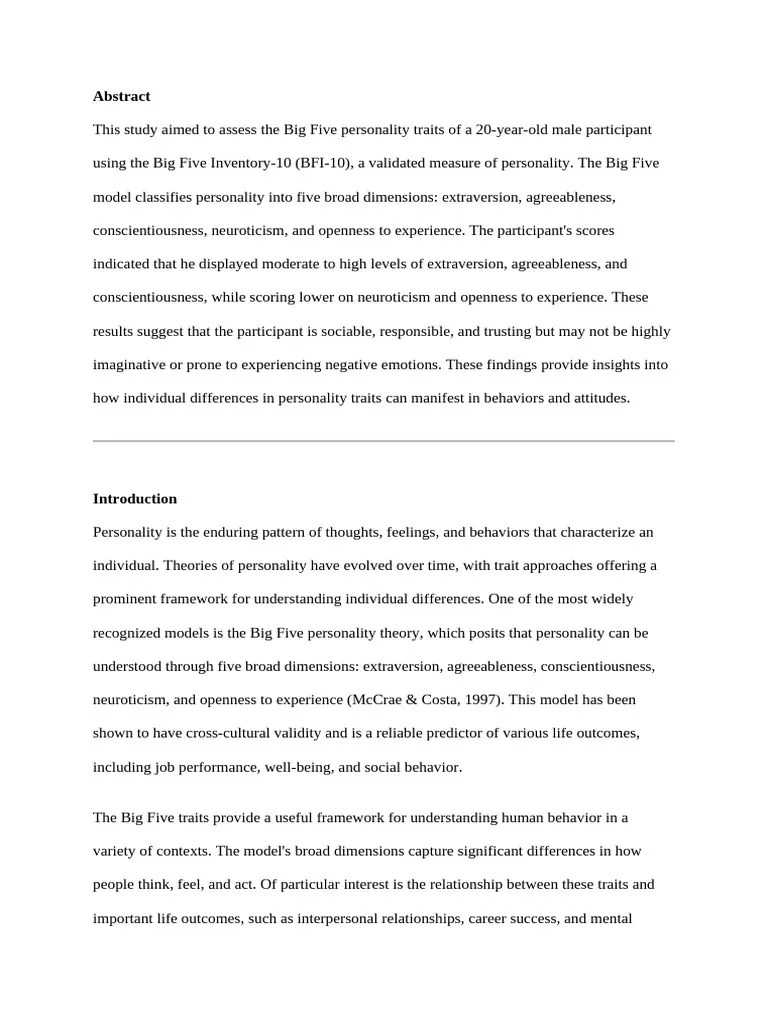PSY 101 FINAL | PDF | Extraversion And Introversion | Psychological ...
