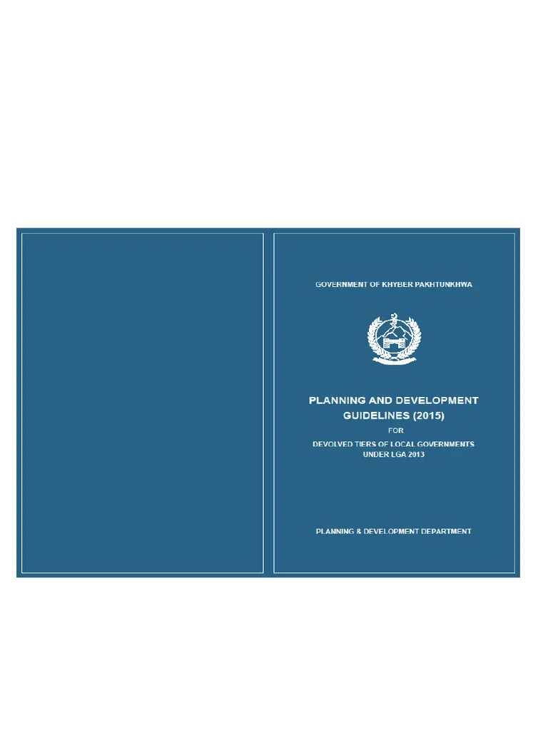 Planning And Development Guideline 2015 For Local Government | PDF ...