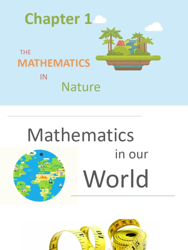 Chapter 1 Mathematics In Nature And In The World (1) | PDF | Pattern | Symmetry