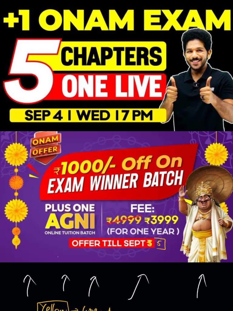 Examwinner Plus One Maths 1,3,4 Chapters Onam Exam Marathon Part 1 ...
