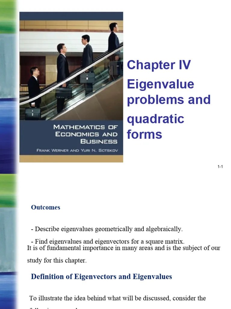 Chap 3 | PDF | Eigenvalues And Eigenvectors | Matrix (Mathematics)