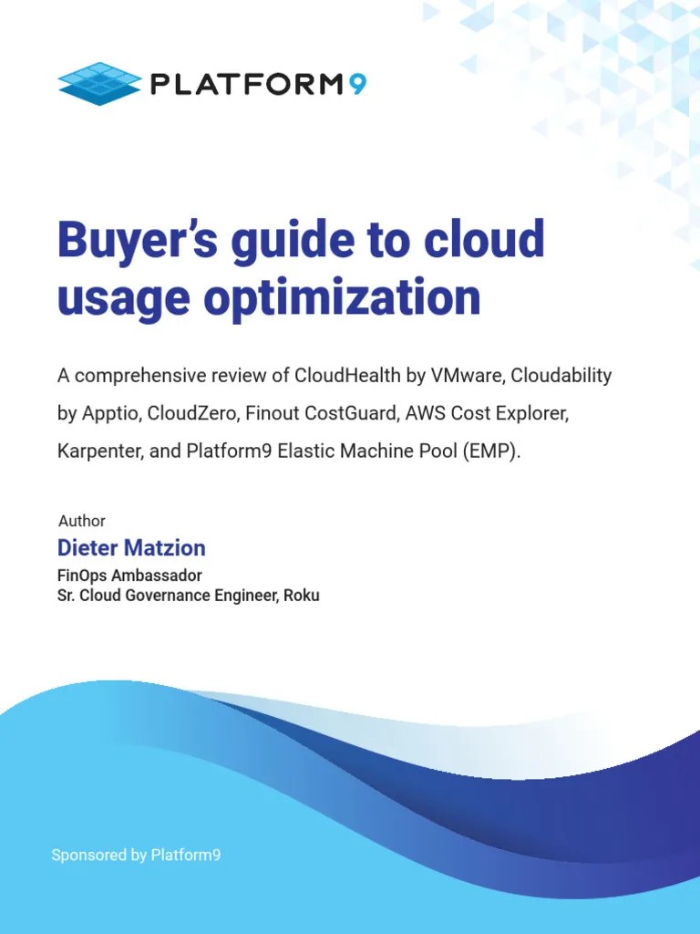 Buyers Guide To Cloud-Usage-Optimization | PDF | Cloud Computing ...