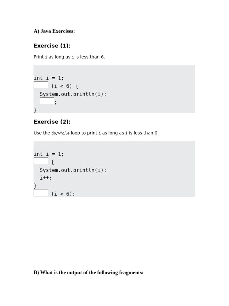6 - Loops - Examples | PDF | Computer Programming | Software Engineering