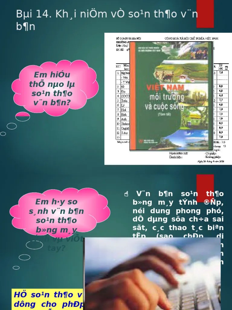 Tiet 37. Khai Niem Ve Soan Thao Van Ban | PDF