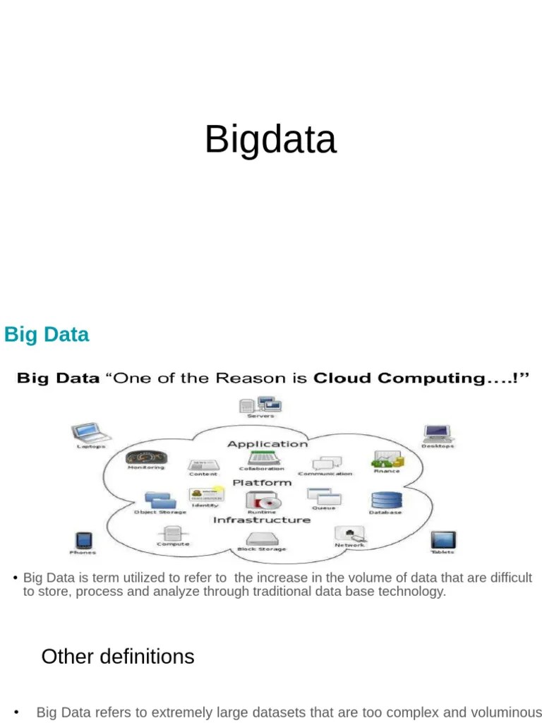 Bigdata Intro | PDF | Big Data | Data