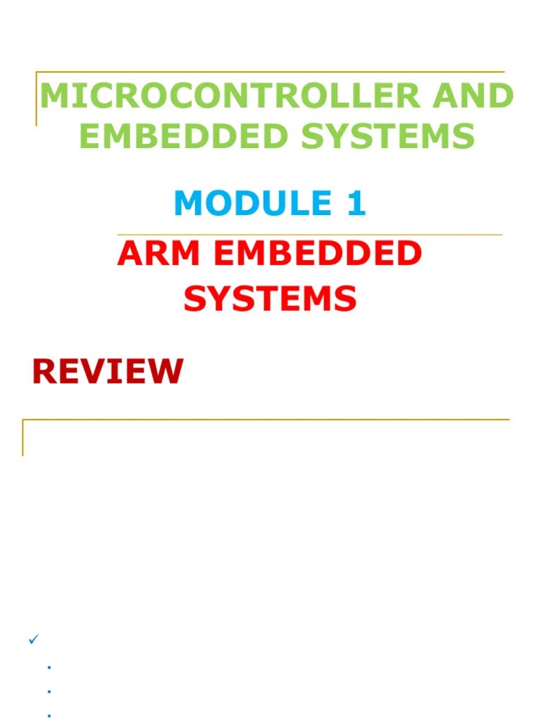 Arm Embedded Systems Overview Pdf Random Access Memory Dynamic