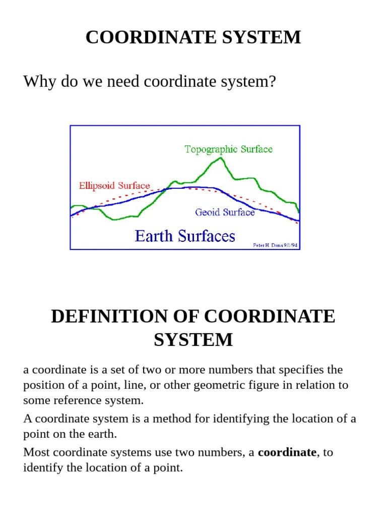 Coordinate System | PDF | Coordinate System | Latitude
