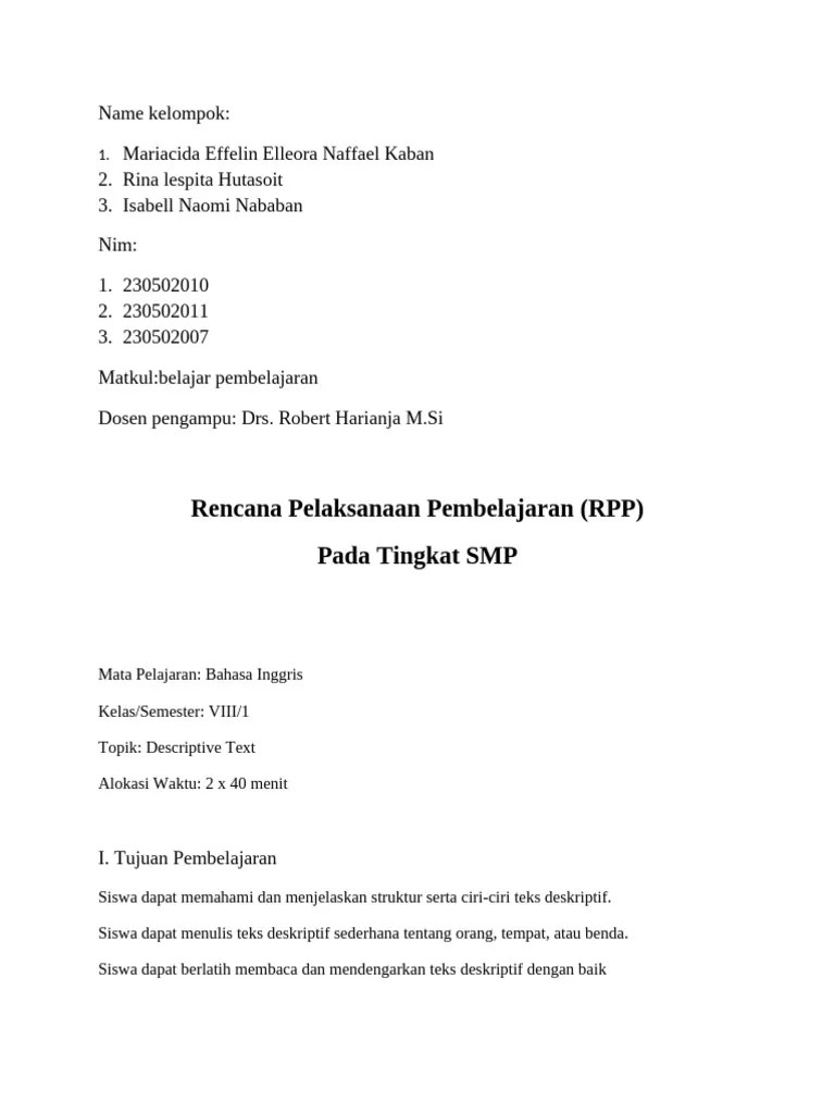 Study Plan For SMP And SMA | PDF