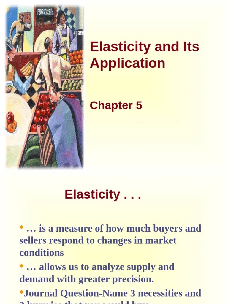 Chap - 05 - Elasticity And Its Application | PDF | Elasticity ...