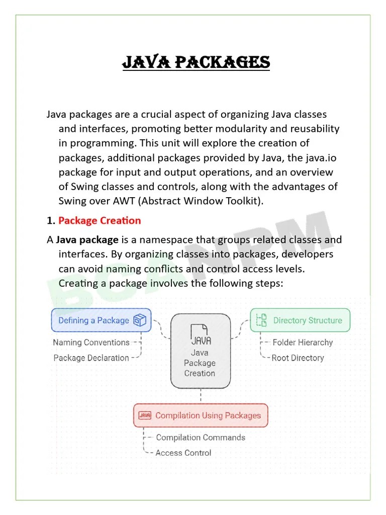 5- Java Packages | PDF | Graphical User Interfaces | Computer Engineering