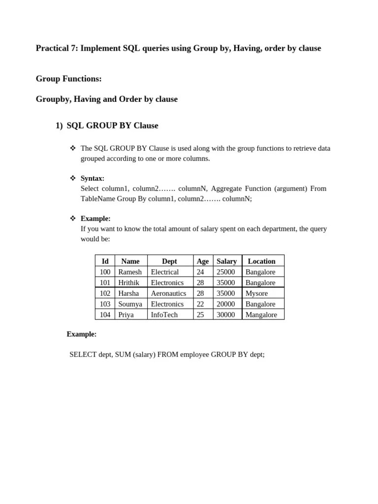 Practical 7 | PDF | Sql | Software Engineering