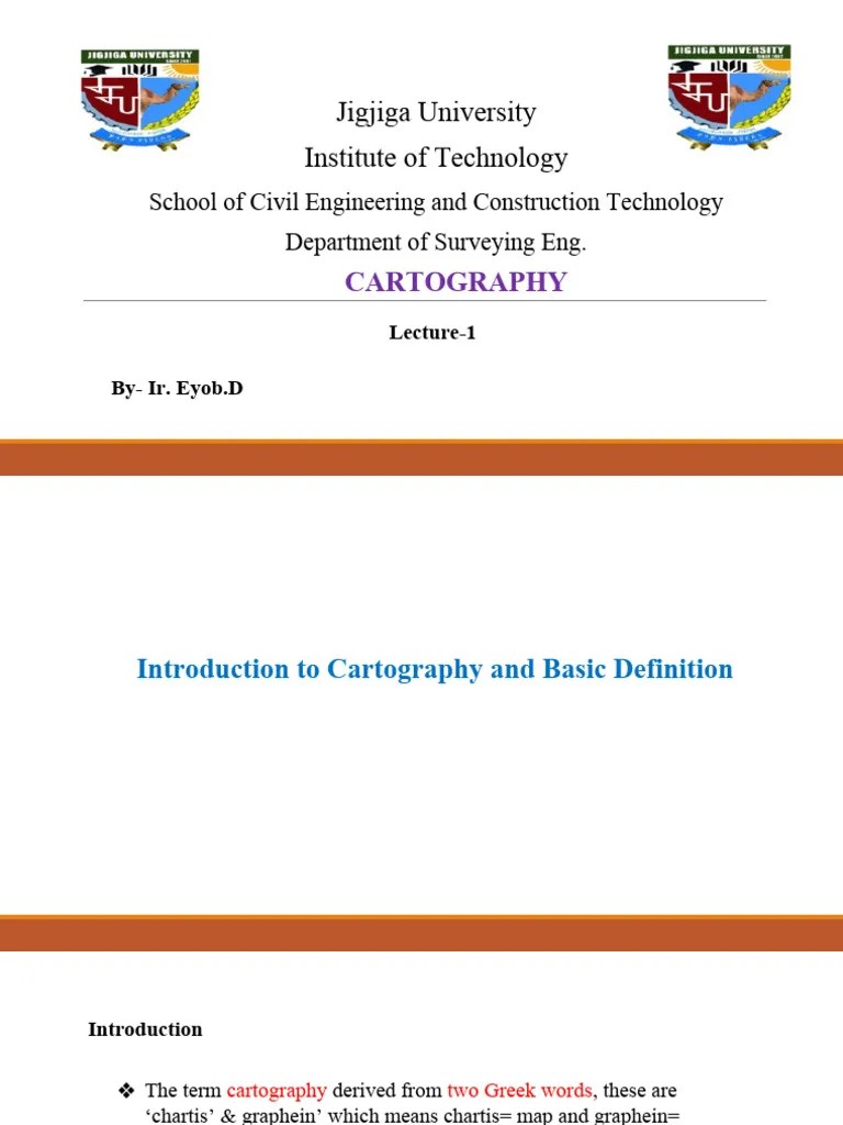 Cartography Ch 1 | PDF | Map | Cartography