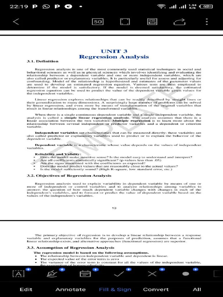 Regression | PDF | Linear Regression | Dependent And Independent Variables