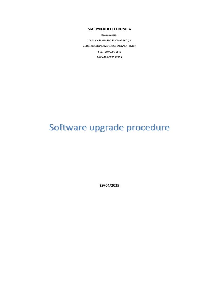 Software Upgrade Procedure | PDF | Zip (File Format) | Booting