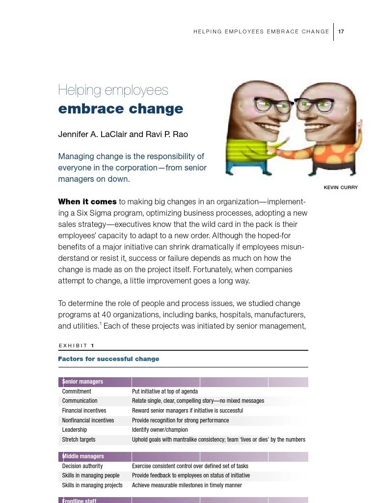 Change management