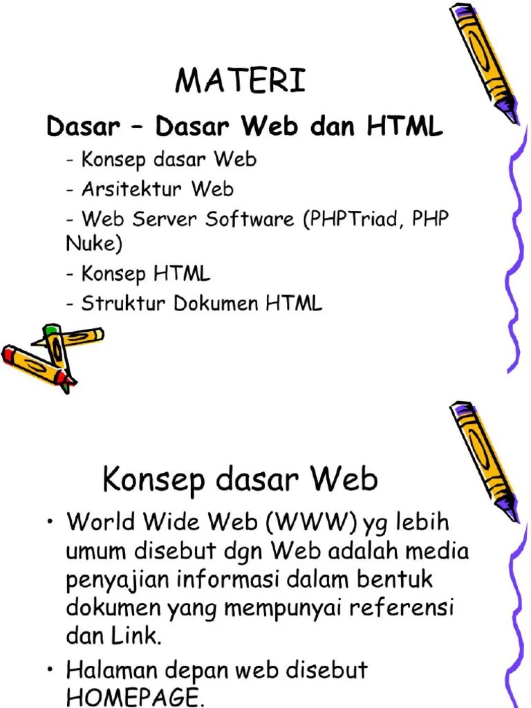 Chapter 1 - Pengenalan Dasar Web | PDF