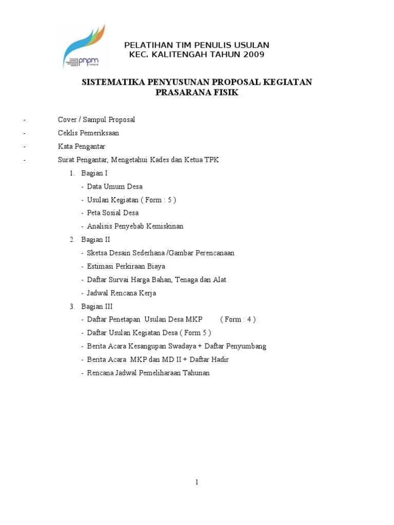 Berikut ini admin berikan contoh proposal kegiatan desa sederhana dalam bentuk microsoft word siap download sehingga mudah untuk diedit ulang. Contoh Proposal Desa Pdf