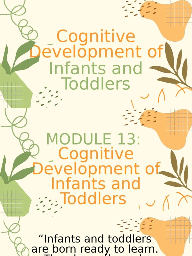 Cognitive Development Of Infants And Toddlers | PDF | Language ...