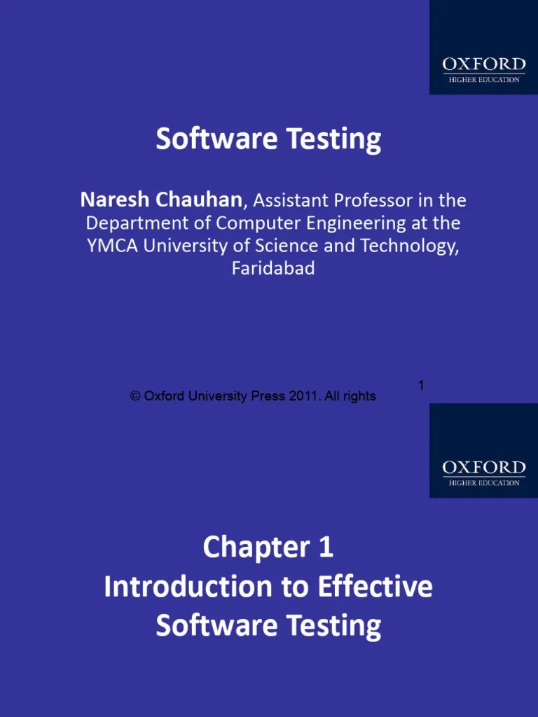 328 - 33 - Powerpoint Slides - 1 Introduction Software Testing - Chapte ...