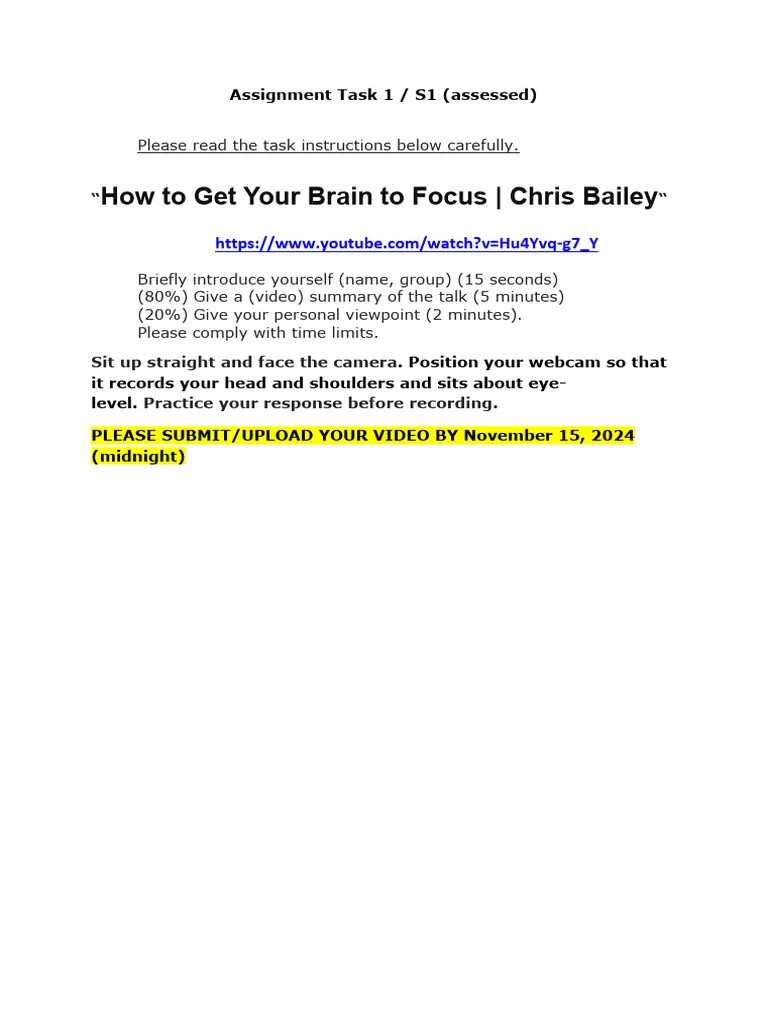 S1 Assignment 1 | PDF