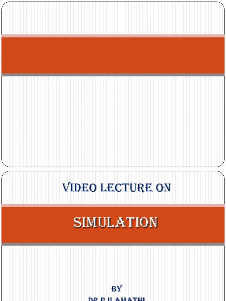 Simulation | PDF | Simulation | Probability Distribution