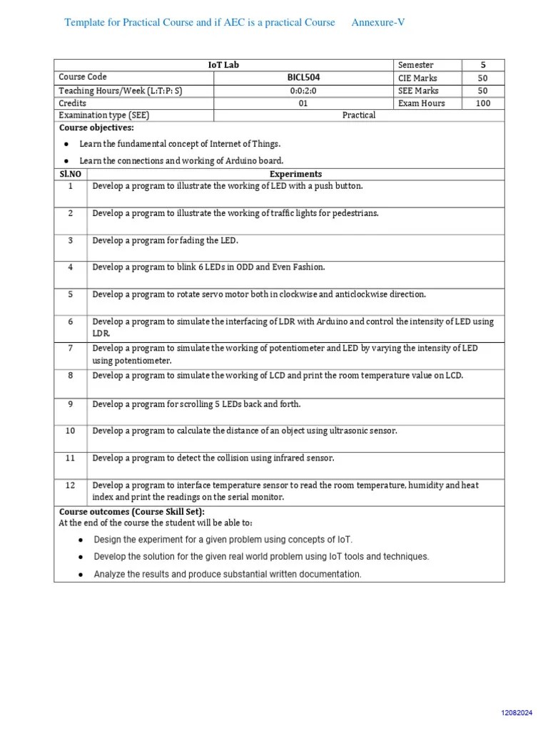IoT Lab | PDF | Internet Of Things | Experiment