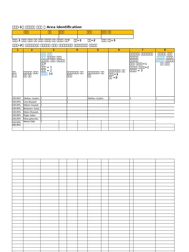 Excel Table Pdf