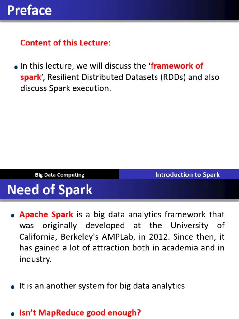 Spark Context, Resilient Distributed Datasets | PDF | Apache Spark ...