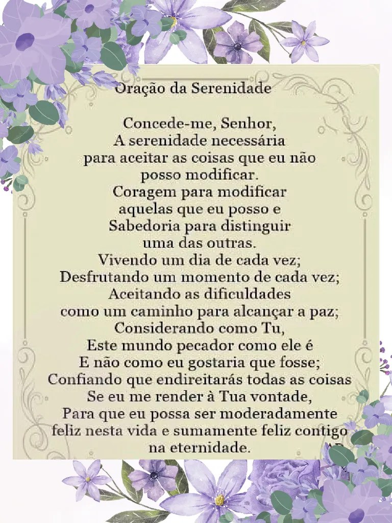 Oração Da Serenidade Para Ser Realizada Todos Os Dias ._20241110_061243 ...