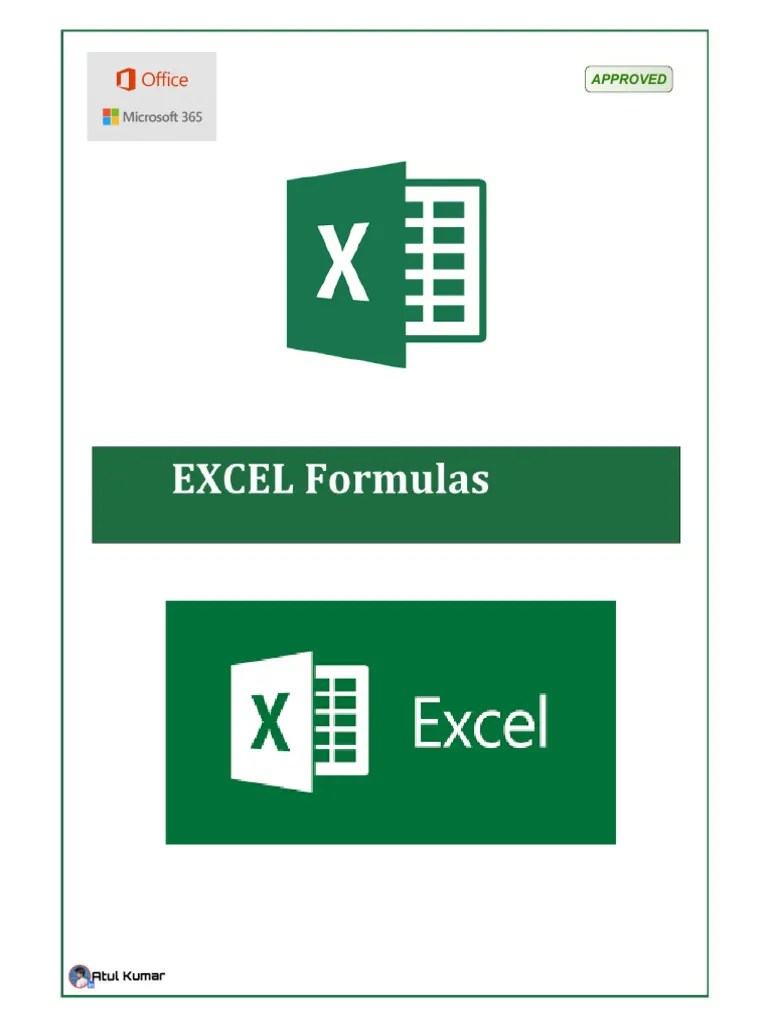 Advance Excel Formula 1687171357 | PDF