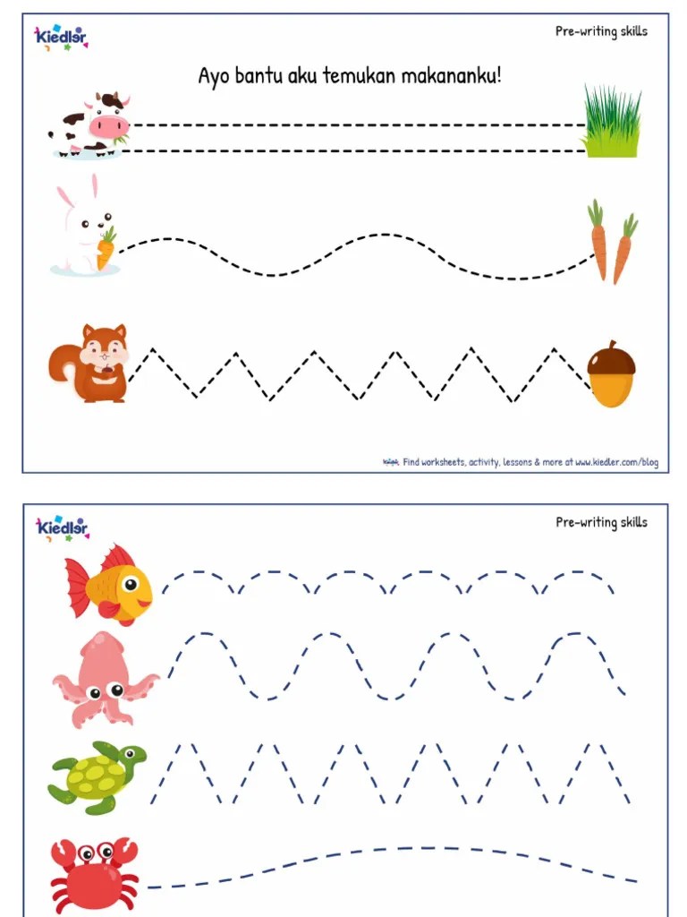 Printables Pre Writing 2 | PDF