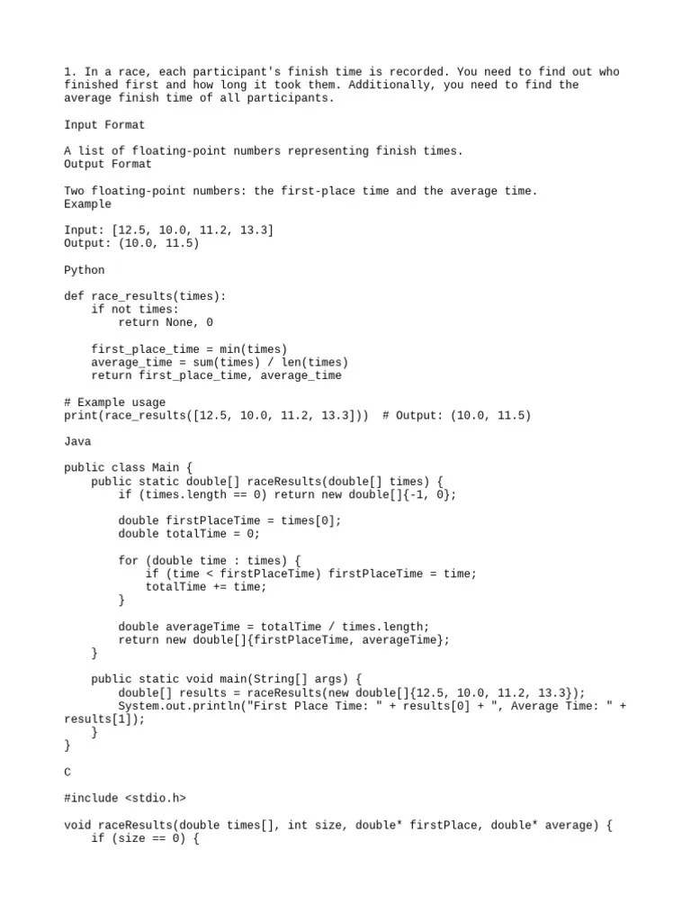 Coding Questions | PDF | Mathematical Relations | Software Engineering