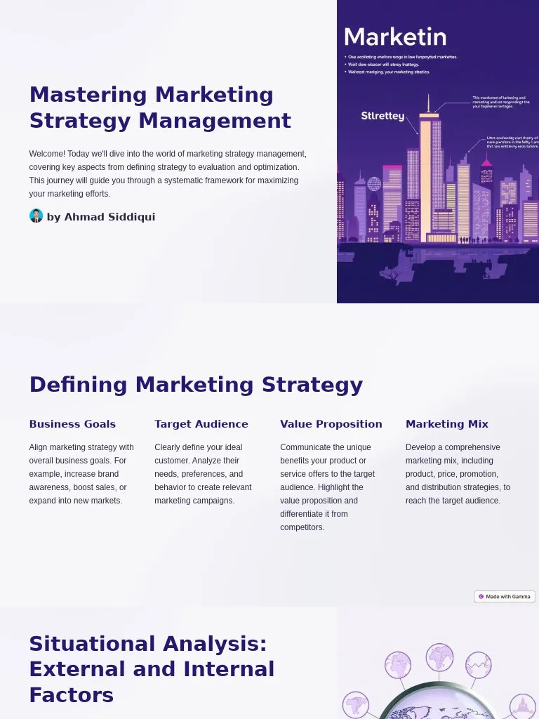 Mastering Marketing Strategy Management | PDF | Marketing | Marketing ...