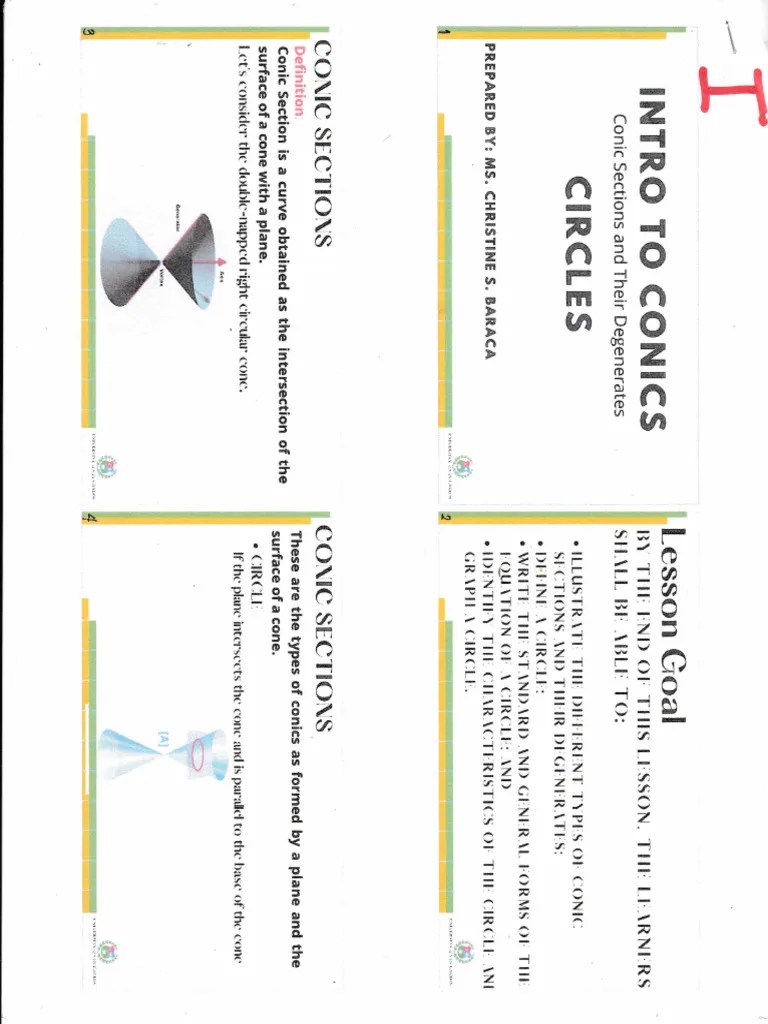 Intro To Conics Pdf