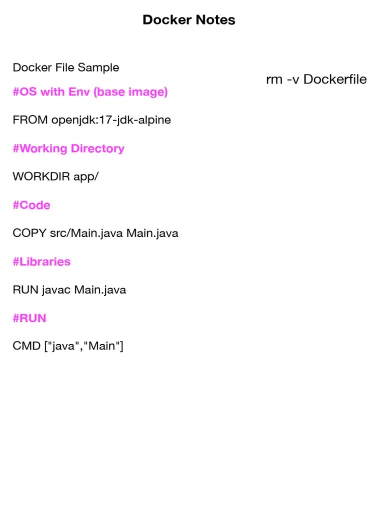 Docker Notes | PDF | Java (Programming Language) | Superuser
