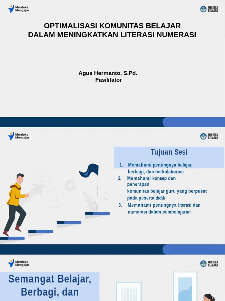 2 Optimalisasi Komunitas Belajar Dalam Meningkatkan Literasi Numerasi | PDF
