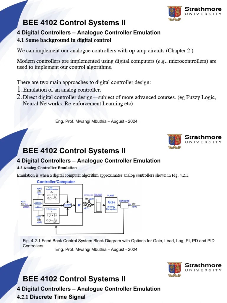 BSc_EEE_BEE_4102_Control_Systems_II_Lecture_5_Digital_Controllers_2024 ...