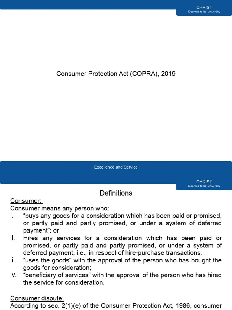 Consumer Protection Act | PDF | Government Of India | Fine (Penalty)