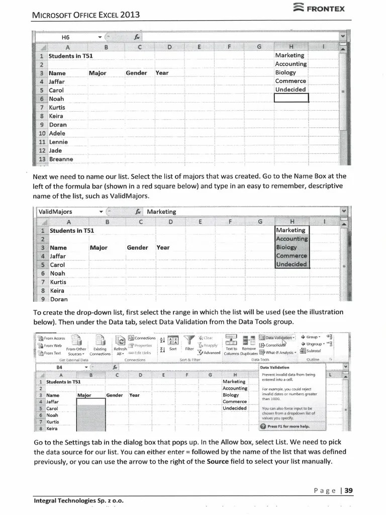 MS Office EXCEL 2013_3 | PDF