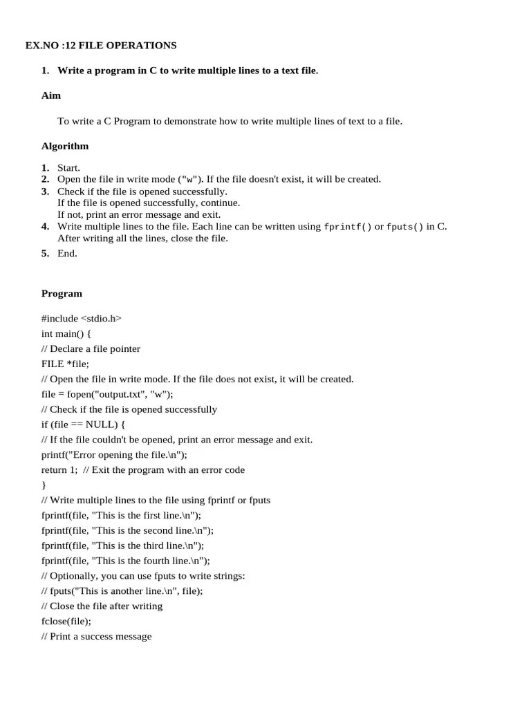 Exp 12 PPS Lab | PDF | Text File | Computer File
