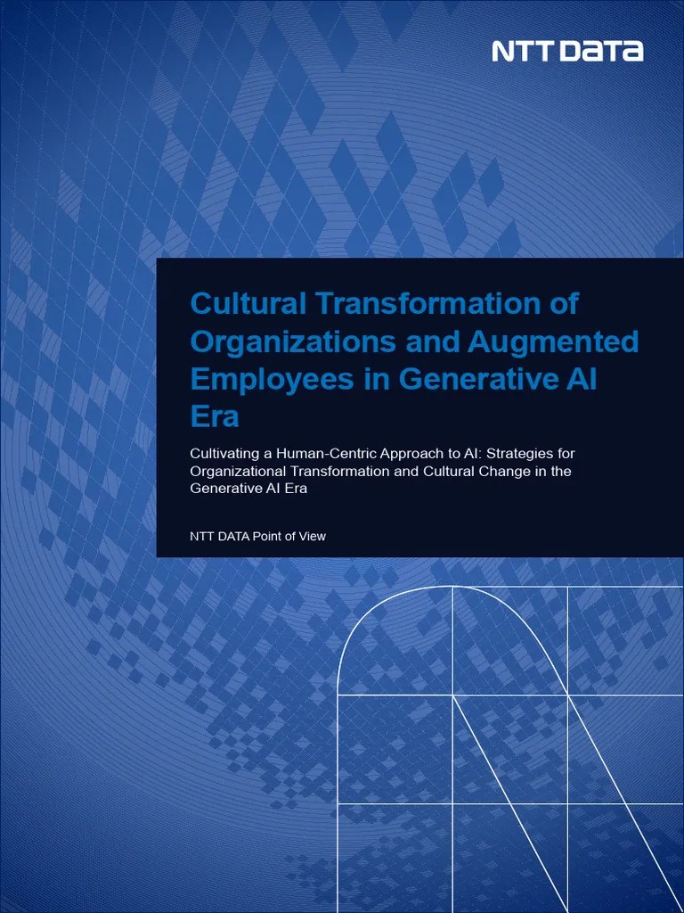 NTT Data Pov Cultural Transformation Gen Ai Era | PDF | Artificial ...