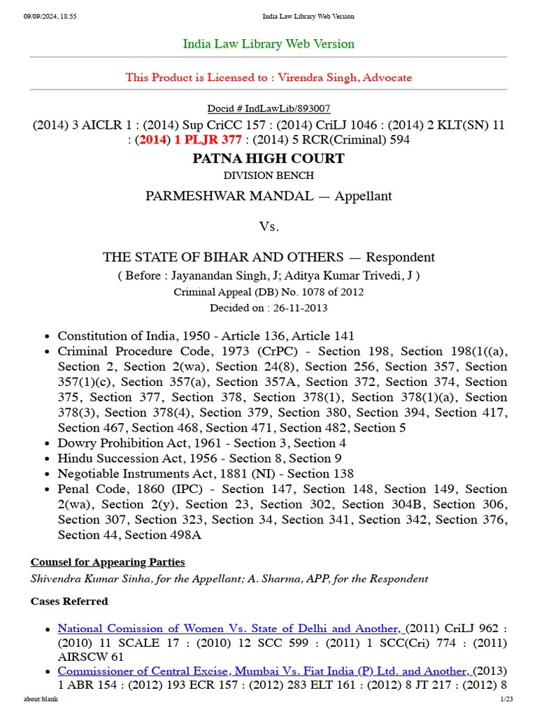 372 Crpc Delay And Law | PDF | Criminal Procedure In South Africa ...